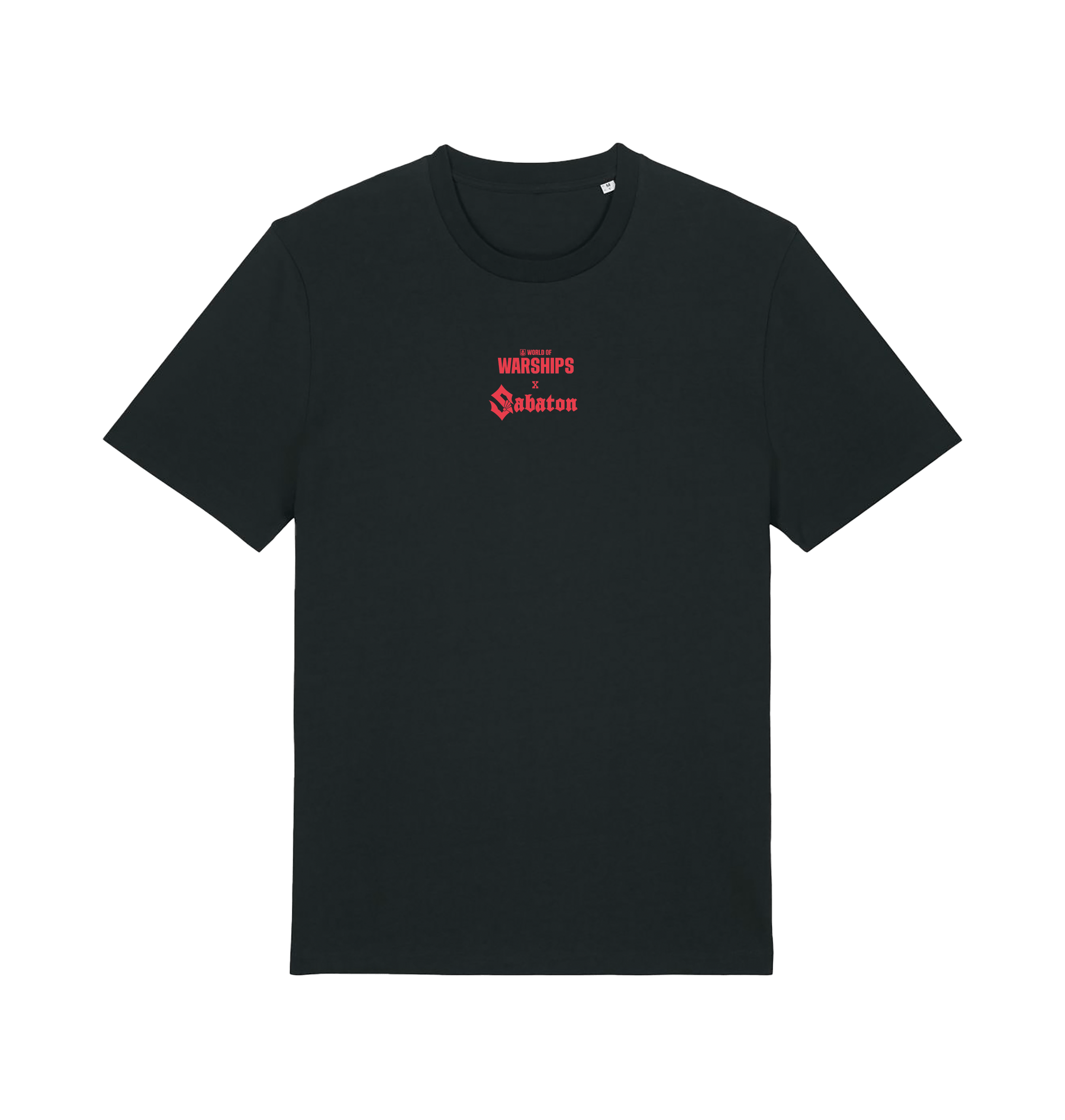 Black Printed T-shirt Front